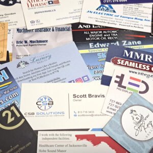 Custom business card design and printing by Skywatch Signs