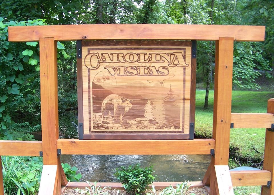 Custom Signage – laser-wood-sign by Skywatch Signs.