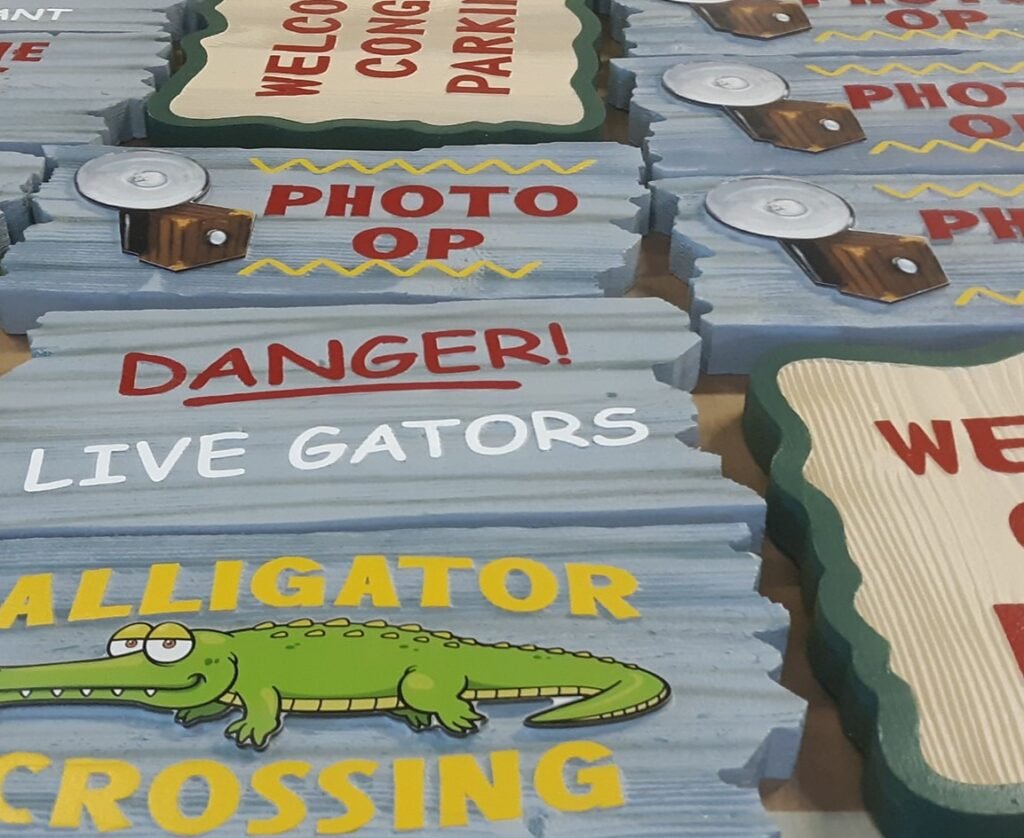 carved composite signs