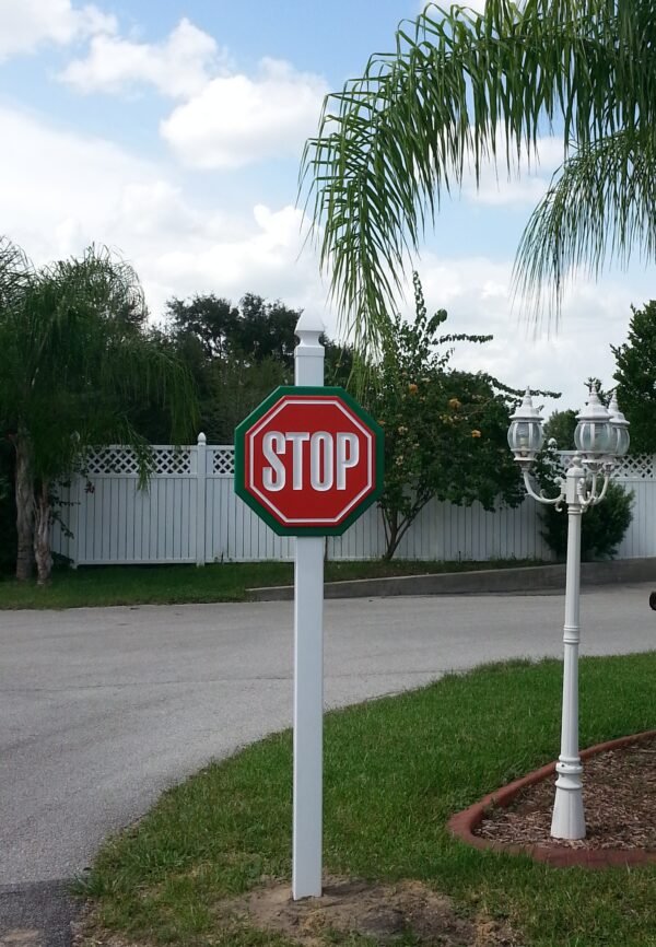 Custom Signage – Oak Ridge Stop Signs by Skywatch Signs