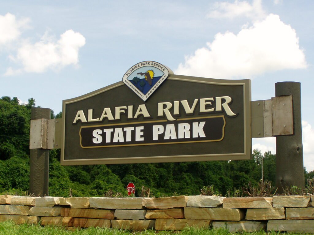 Custom Signage – Alafia River State Park by Skywatch Signs