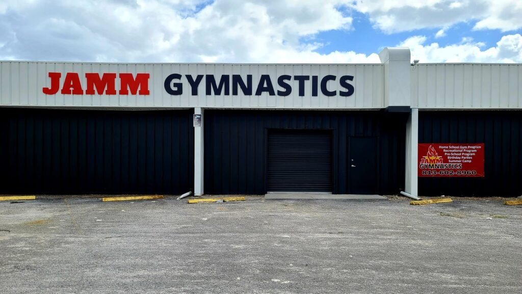Custom Signage – PVC-cut-letters-skywatch-signs-gymnasium by Skywatch Signs