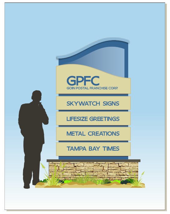 Custom Signage – Skywatch Monument by Skywatch Signs