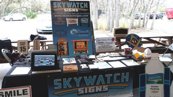 Skywatch Signs Booth