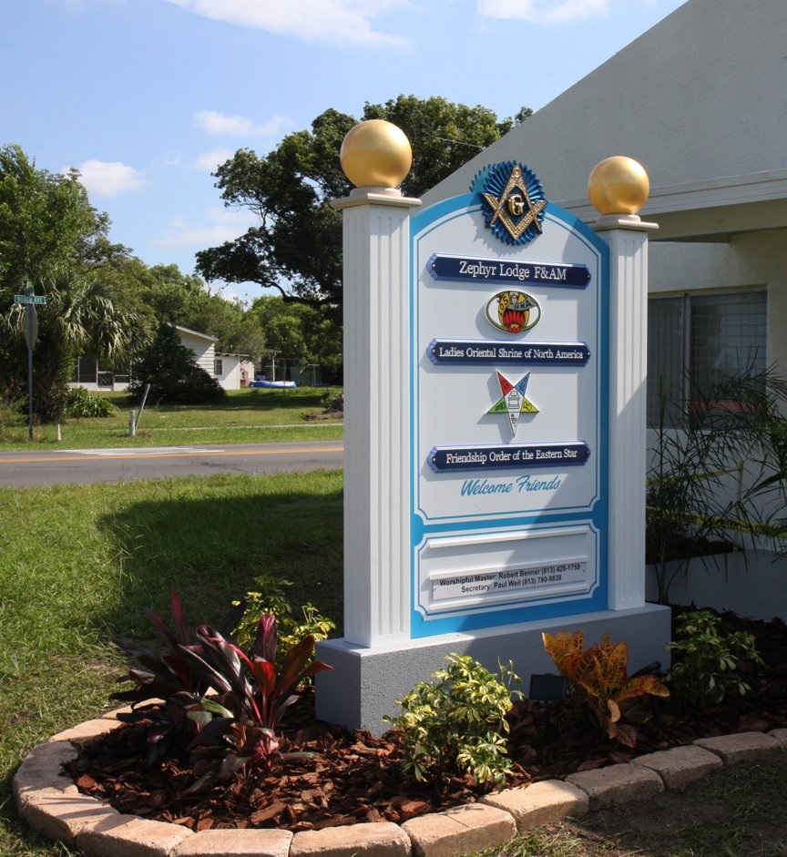 Custom Signage – Mason Landscaped by Skywatch Signs