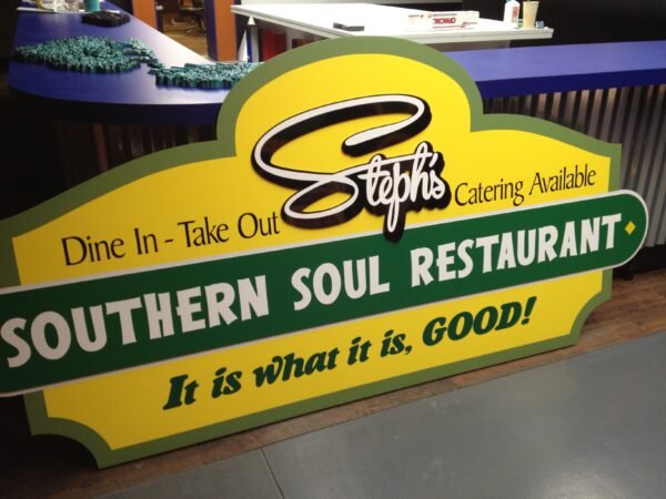 Custom Signage – Stephs Restaurant by Skywatch Signs