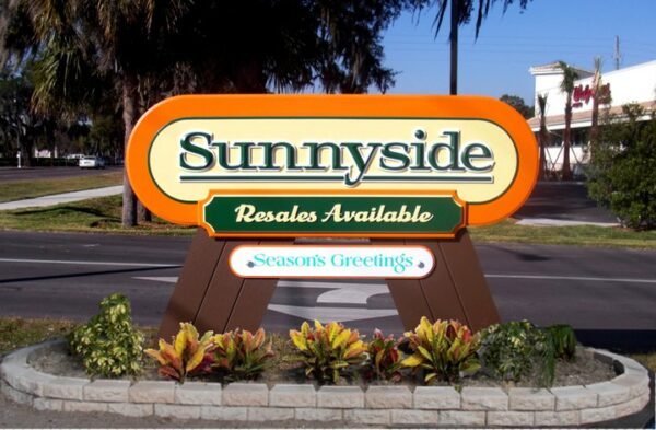 Custom Signage – Sunnyside Mobile Home Park by Skywatch Signs