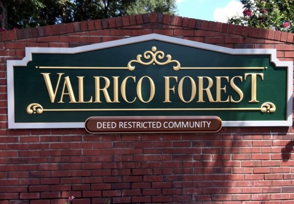 Custom Signage – Valrico Forest by Skywatch Signs