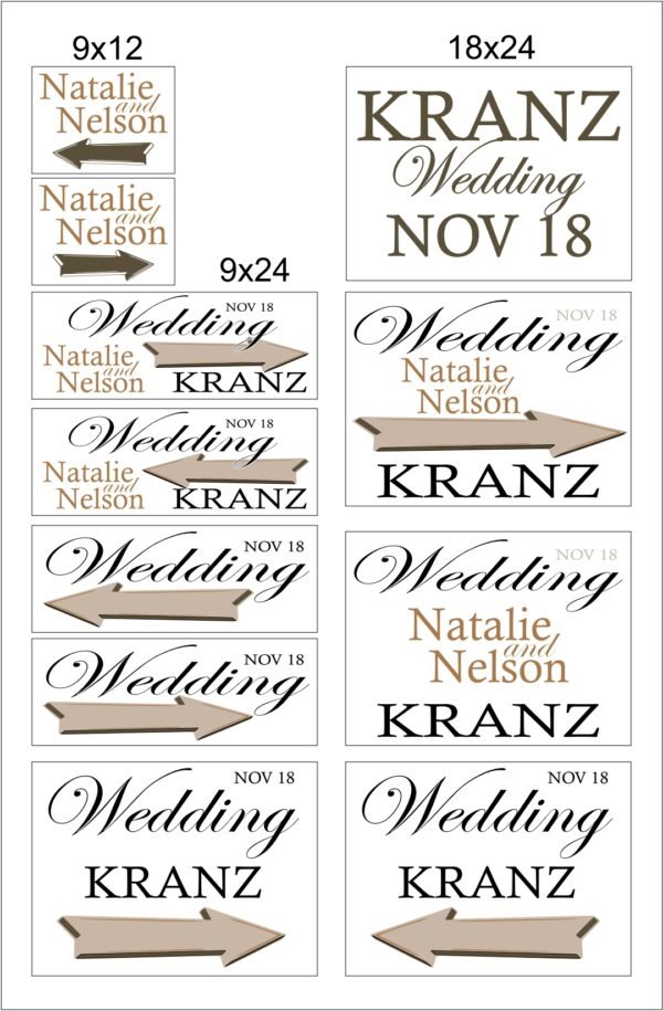 Custom Signage – wedding-signs Skywatch Signs.
