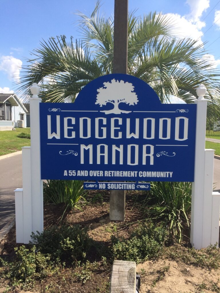 Custom Signage – carved-entrance-sign Skywatch Signs.