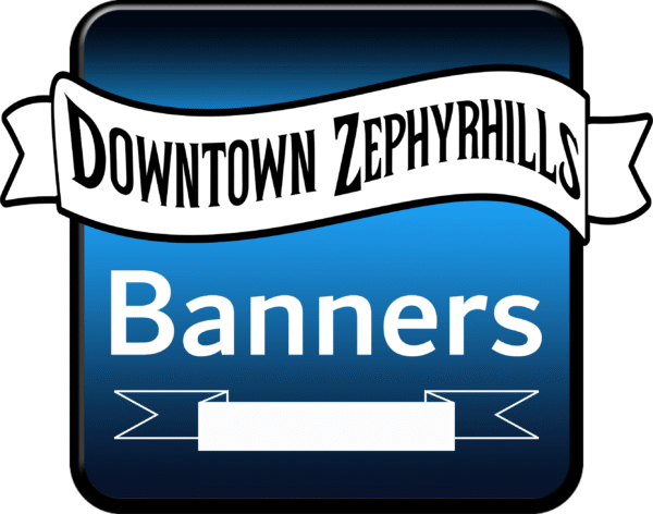 Blue icon labeled “Banners” with a hanging vinyl banner graphic.