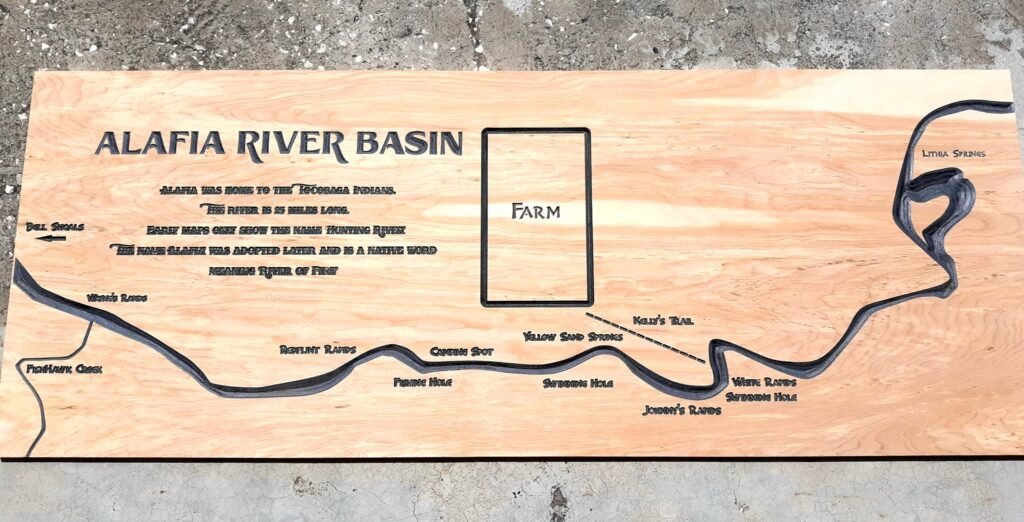 Custom Signage – carved-wood-sign by Skywatch Signs.