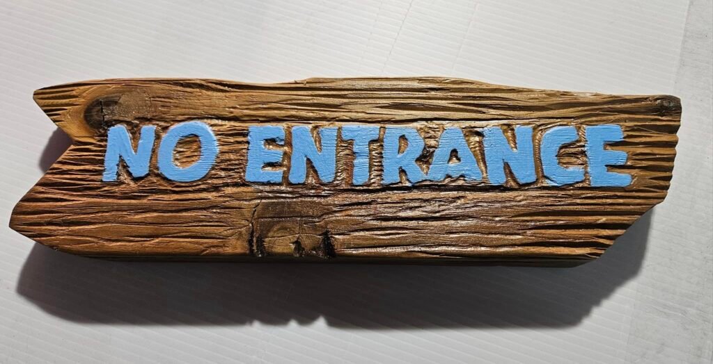 Custom Signage – carved-wood-sign by Skywatch Signs.