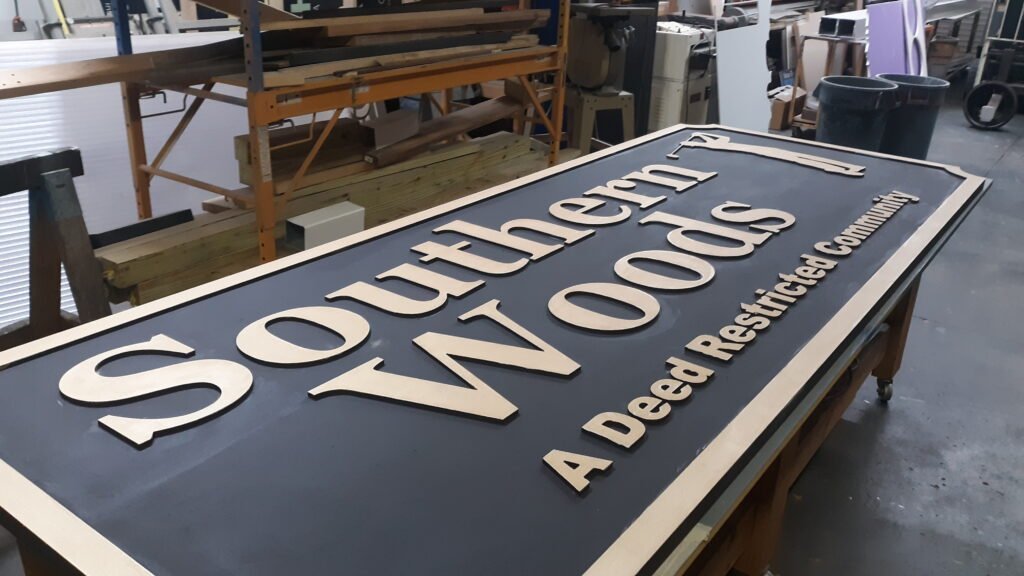 Custom Signage – composite-dimensional-sign by Skywatch Signs.