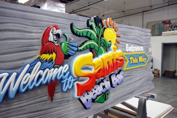 Custom Signage – composite-dimensional-sign by Skywatch Signs.