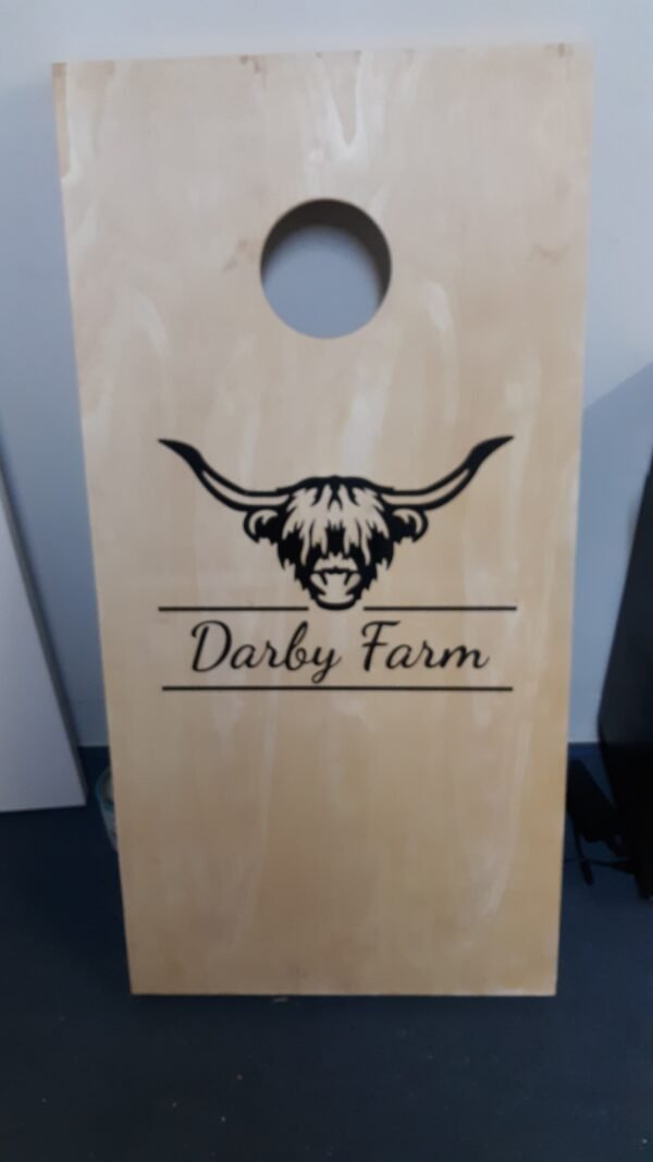 Custom Signage – cornhole-boards-custom by Skywatch Signs.