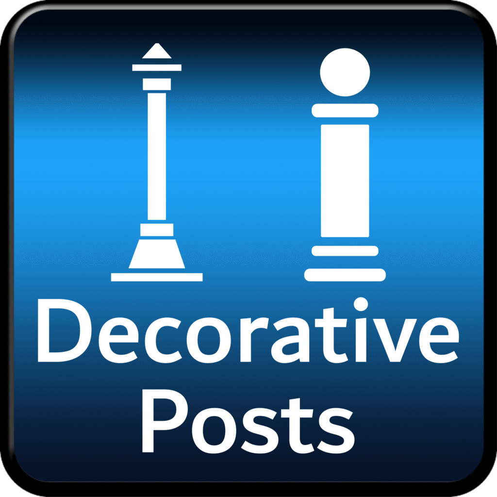 Decorative Sign Posts Florida | Aluminum & Steel Sign Mounts
