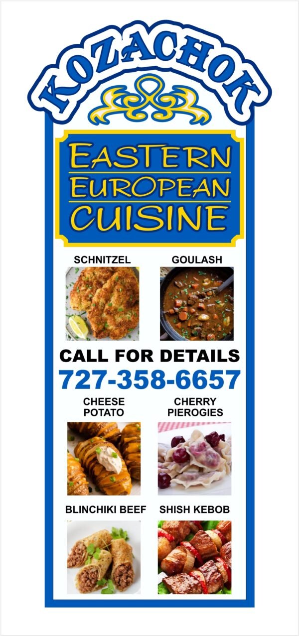 Custom Signage –food-display by Skywatch Signs.