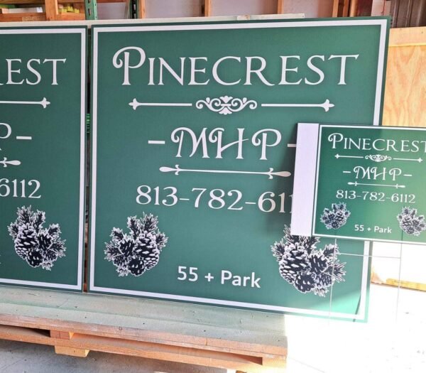 Custom Signage – polymetal-signs-skywatch-vinyl lettering and marine coat by Skywatch Signs