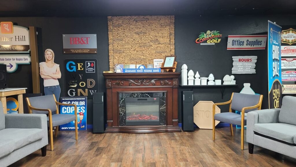 Custom Signage – Skywatch Signs Showroom by Skywatch Signs
