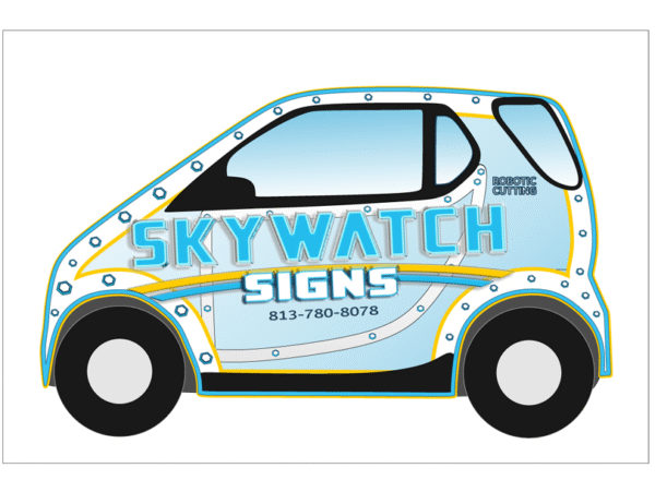 Custom Signage–vehicle-wraps by Skywatch Signs.