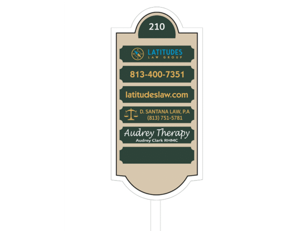 Custom Signage–village-office-signs by Skywatch Signs.