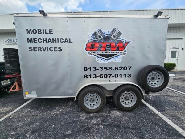 Custom Signage – Vinyl Graphics Wrap OTWMM by Skywatch Signs
