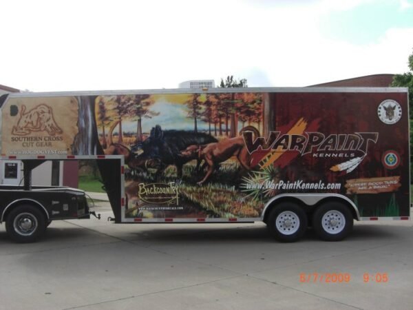 Custom Signage – vinyl-graphics-wrap-trailer by Skywatch Signs.